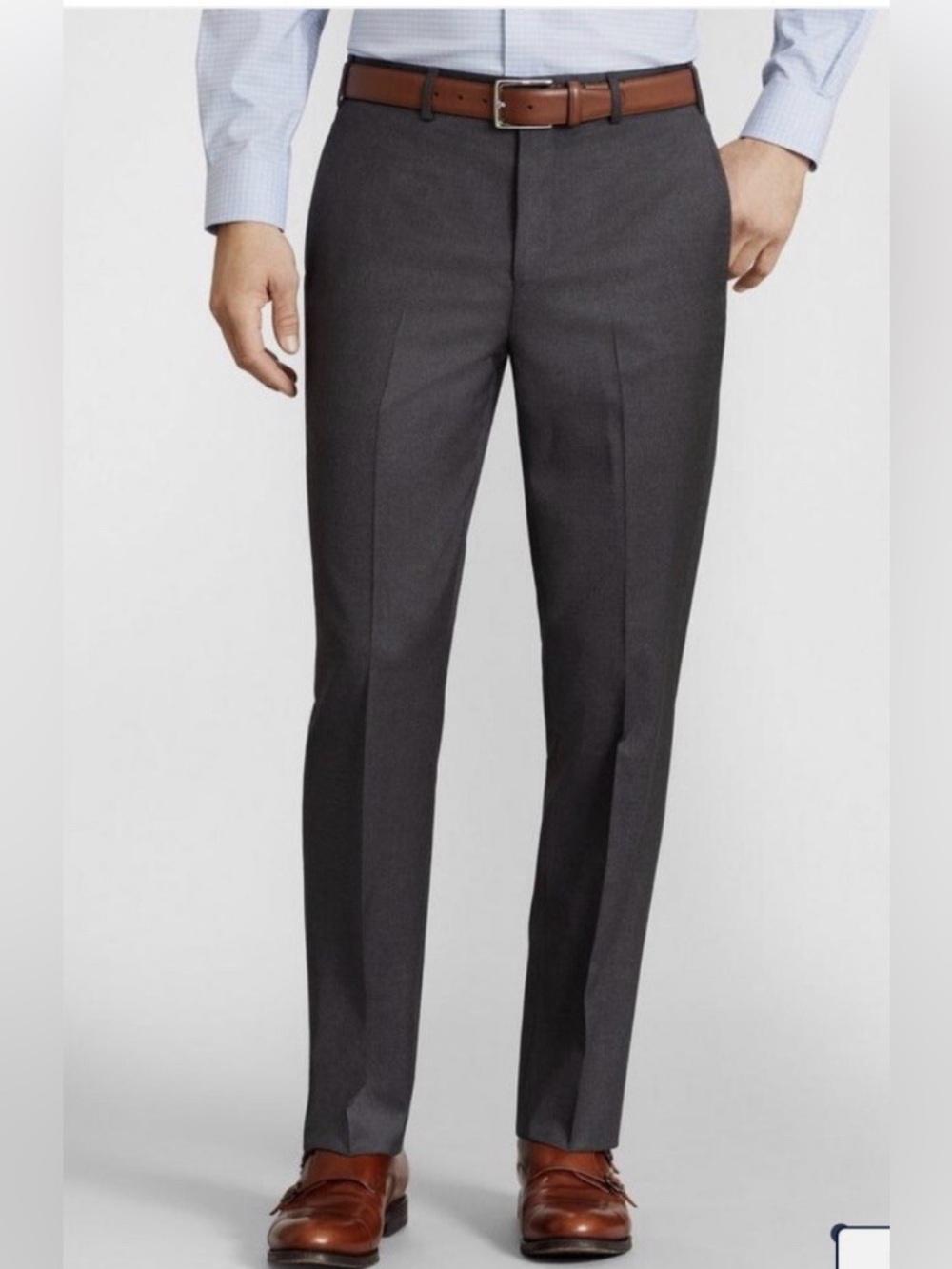 NWOT! Brooks Brothers Regent Fit Brooksflex-Charcoal